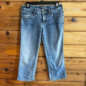 Silver Jeans Womens Size 27 Aiko Capri